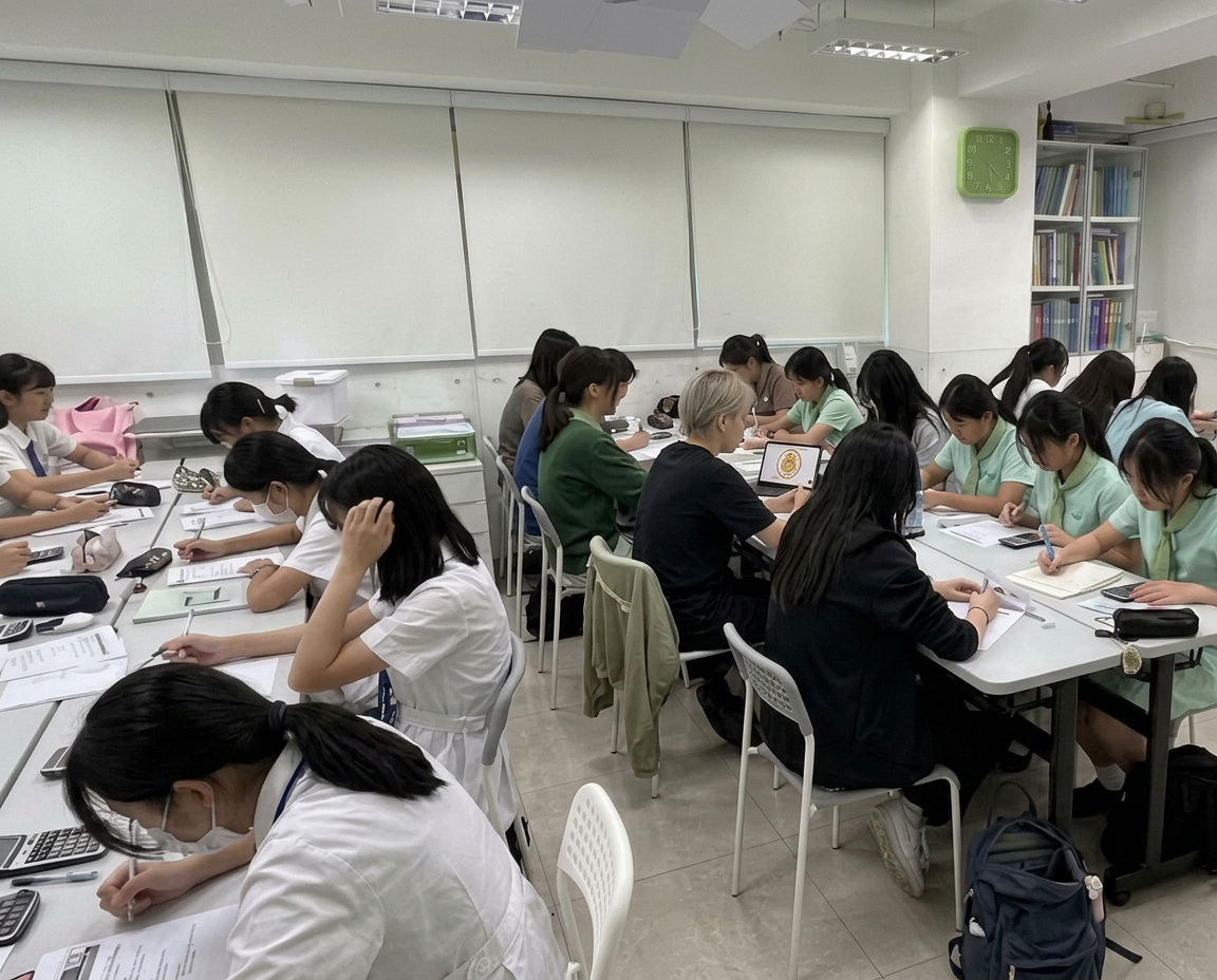 Students working in a Maple Tutorial Centre class